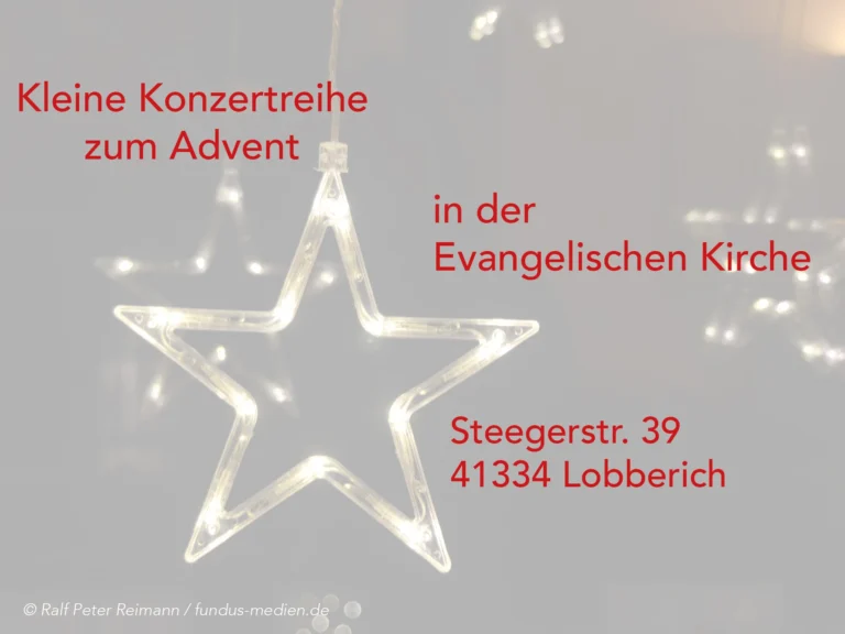 Kleine Konzertreihe vom Advent 2025