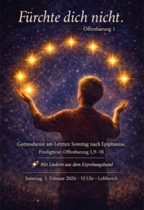 Fürchte Dich nicht, Offenbarung 1