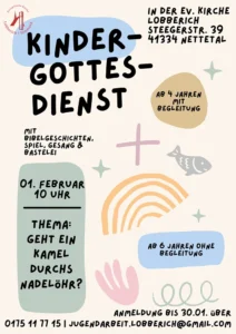 Kindergottesdienst am 1.2.2026