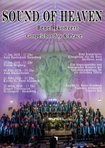 Chor mit Daten der Auftritte bis Ende März 2026